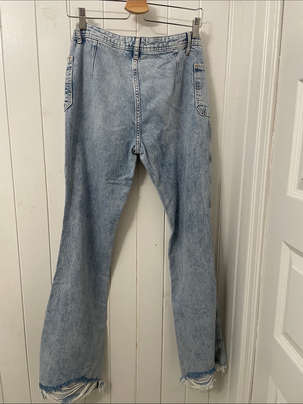 Free People - We The Free Light Blue Izzy Frayed-Hem Jeans - 28 - Picture 8 of 11